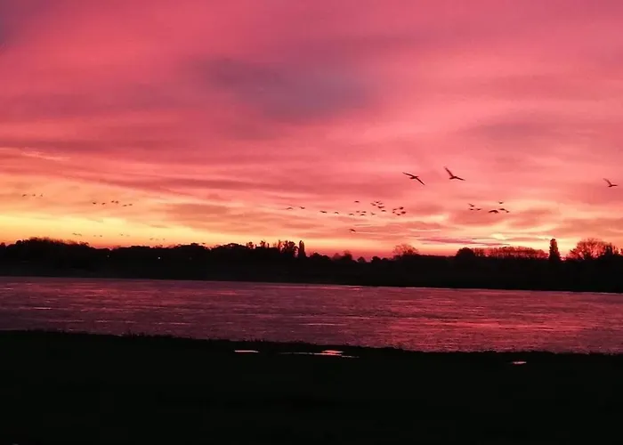 度假居 The Ferryman's Vrijgelegen Aan De Waal